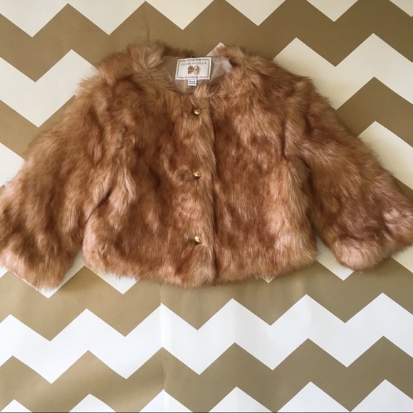 Janie and Jack Other - Janie and Jack Kids faux fur coat